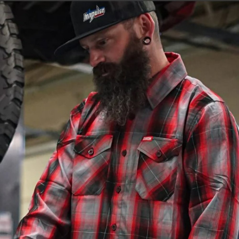 Dixxon Flannel Anderson Red & Black bamboo shirt